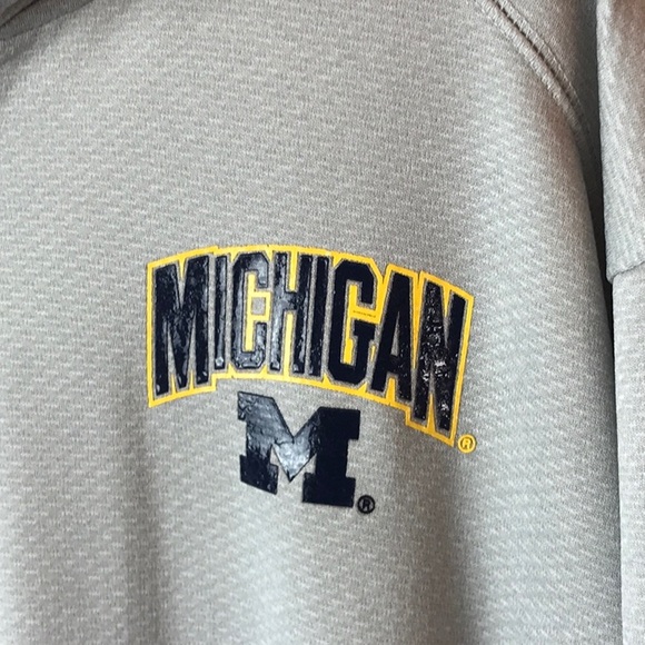 University of Michigan Quarter Zip Pullover XXL - Picture 4 of 7
